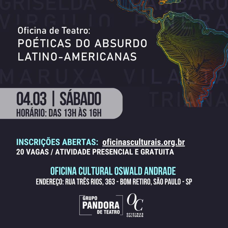 Grupo Pandora De Teatro Apresenta Jardim Vertical Na Oficina Cultural