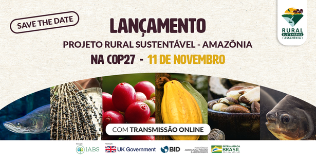 AVISO DE PAUTA: Durante a COP27, será lançado projeto na Amazônia com investimentos de mais de R$ 50 milhões