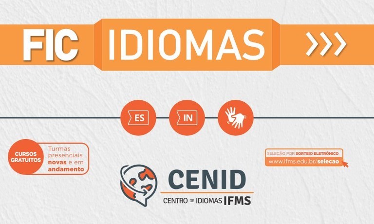 Última semana de inscrições para cursos de idiomas