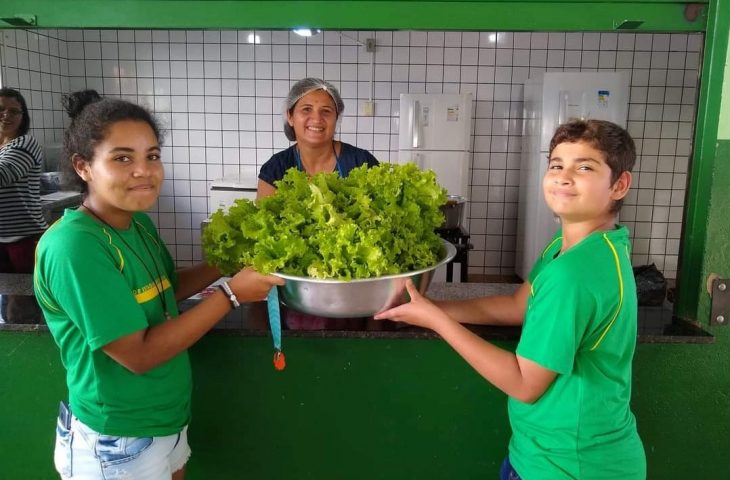 Há 10 anos projeto “Horta Escolar” é destaque na EE Lagoa Bonita”, em Deodápolis