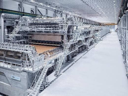 Voith conclui start-up da maior máquina de papel kraftliner do mundo em fábrica da SCA em Obbola