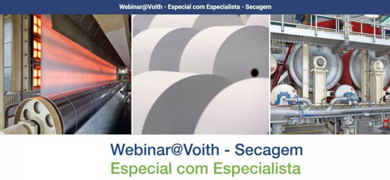 Voith apresenta série de webinars dedicados a secagem em máquinas de papel