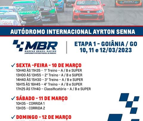 Marcas Brasil Racing anuncia programação da etapa de abertura
