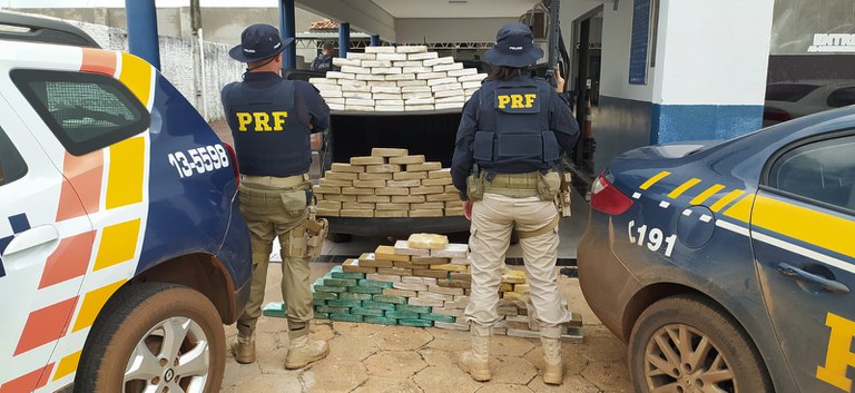 PRF apreende mais de 150 kg de cocaína em Canarana-MT