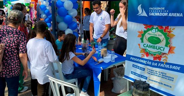 Unidades educacionais da Fundação Salvador Arena levam mutirão e oficinas gratuitas para o “Festival do Cambuci”