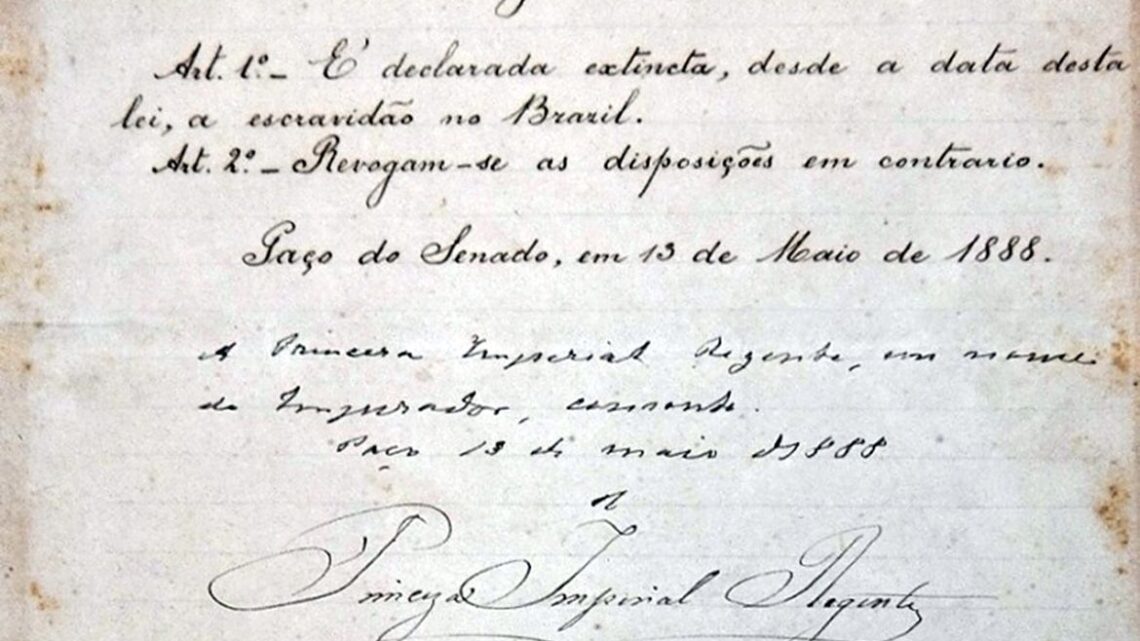 Hoje é Dia: os 135 anos da sanção da Lei Áurea e o fim da escravidão