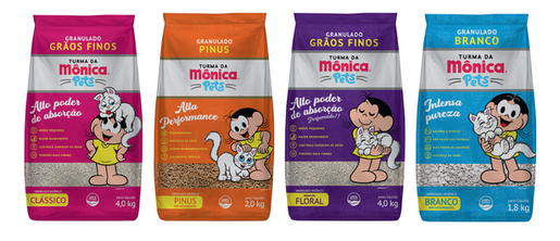PetFriends amplia portfólio com lançamento da linha de granulados higiênicos Turma da Mônica Pets
