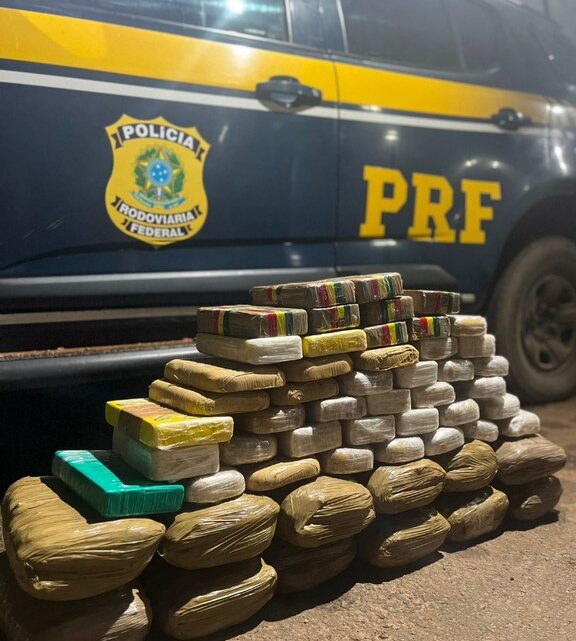 Em Porto Velho/RO, PRF apreende quase 60 Kg de drogas ilícitas