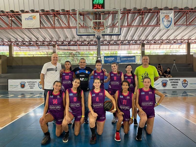 Basquetebol feminino de Três Lagoas garante vaga na Copa dos Campeões