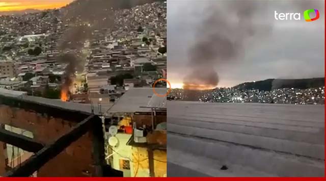 Intensos tiroteios são registrados durante operação policial no Complexo do Alemão e da Penha.