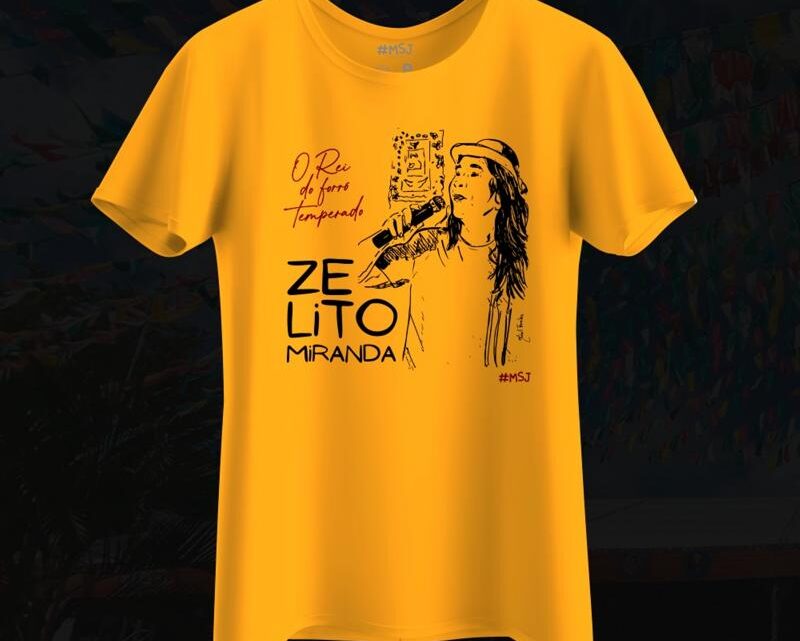 Zelito Miranda é homenageado com coleção de camisetas