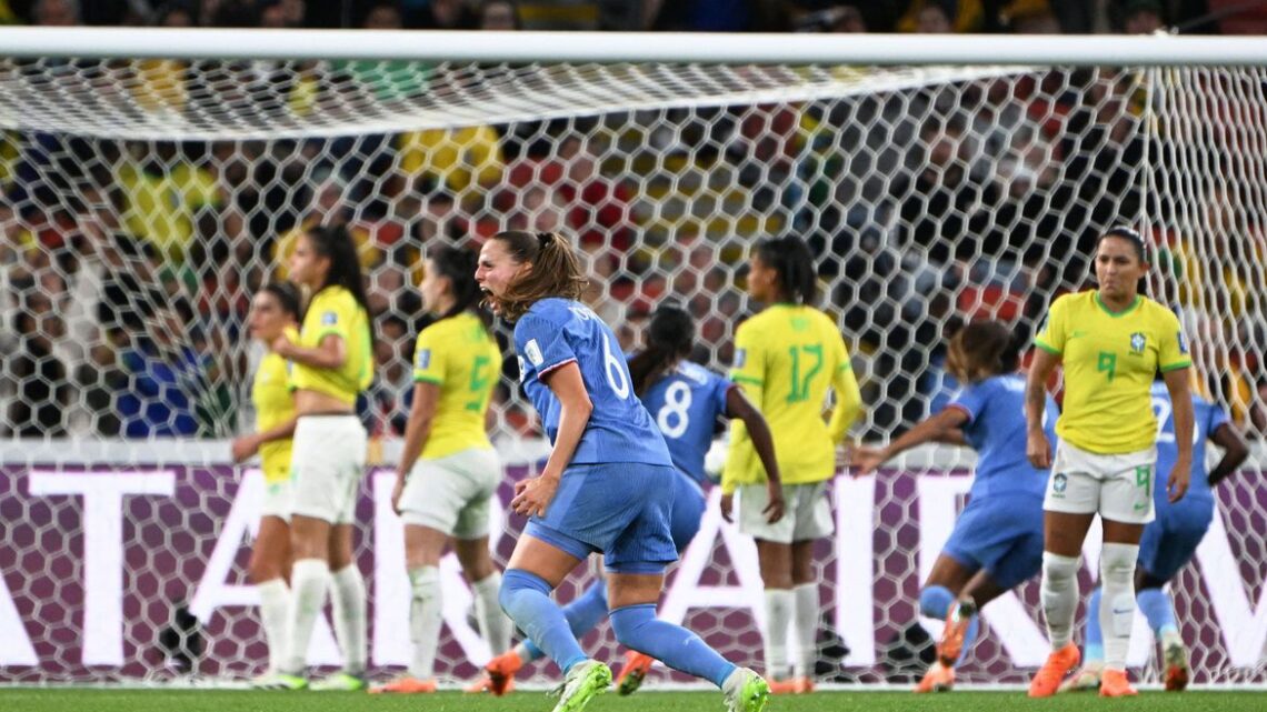 França vence Brasil por 2 a 1 e assume a ponta do grupo F do Mundial Feminino