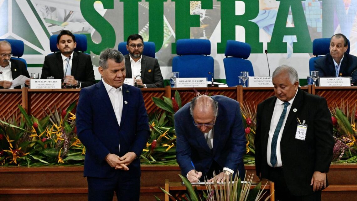 Alckmin assina contrato de gestão do Centro de Bionegócios da Amazônia