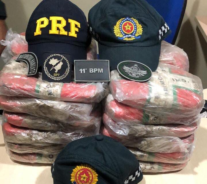 PRF apreende 24 kg de pasta base de cocaína, em Capanema/PA