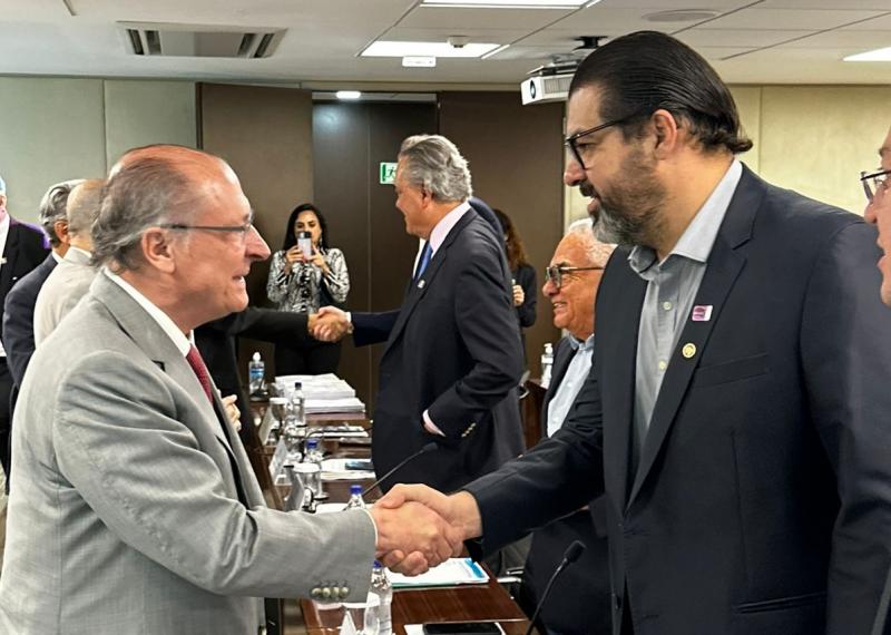 Vice-presidente da Fiems participa de reunião do Conselho Nacional do Sesi com Geraldo Alckmin