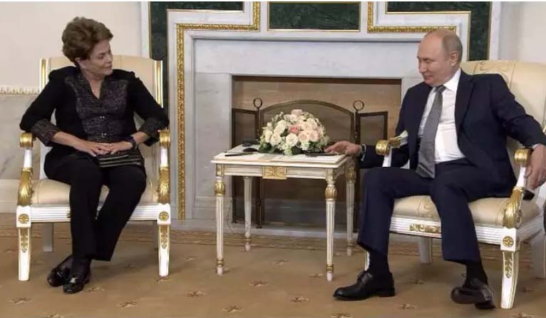 Dilma Rousseff se reúne com Putin na Rússia; vídeo