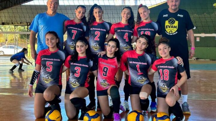 Equipe feminina de Três Lagoas é vice-campeã dos Jogos Escolares da Juventude de Voleibol 