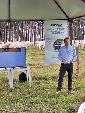 Vetoquinol Saúde Animal destaca importância do investimento em sanidade de bovinos durante o 13º Dia de Campo da Fazenda Cachoeira