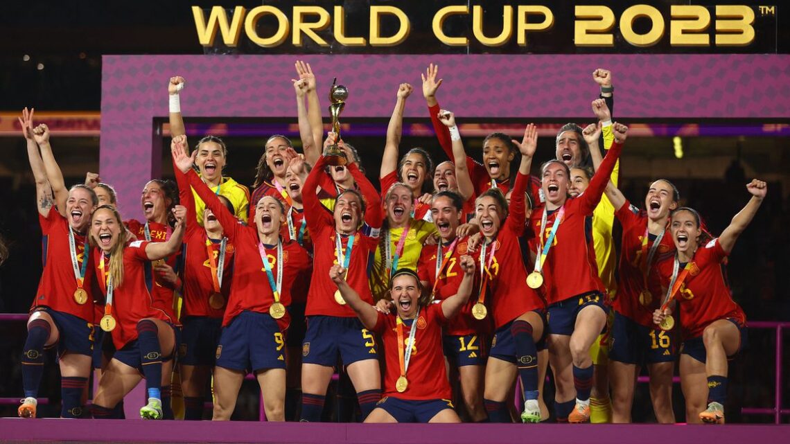 Espanha vence a Inglaterra e conquista sua primeira Copa feminina de futebol