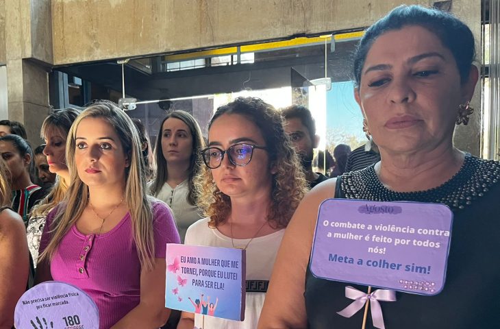 Agosto Lilás: servidoras da SES participam de campanha contra violência doméstica e sexual