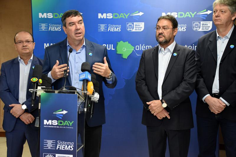 MS Day: Presidente da Fiems e governador de MS apresentam potencialidades do Estado em SP