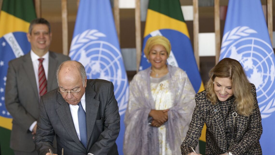 Brasil assina Parceria com a ONU para Desenvolvimento Sustentável