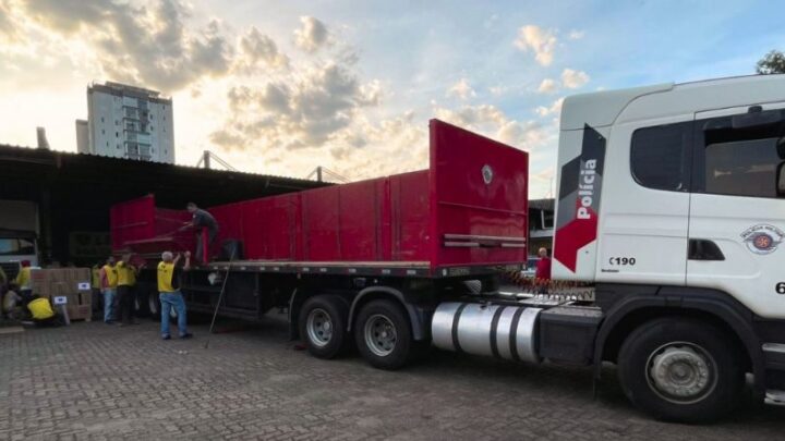 PM de São Paulo envia 25 toneladas de alimentos para vítimas de ciclone no RS