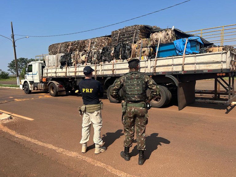 PRF e EB apreendem 3 toneladas de maconha em Ponta Porã (MS)