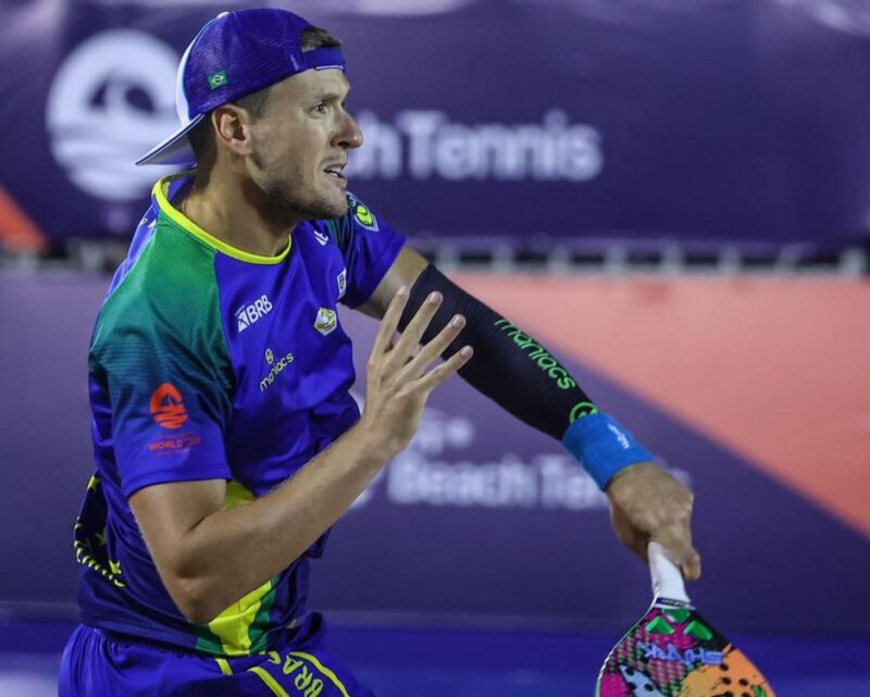 Beach Tennis: André Baran viaja nesta terça-feira (24) para o Pan-Americano, no Chile