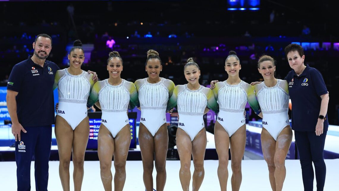 Ginástica artística: seleção feminina confirma vaga nos Jogos de Paris