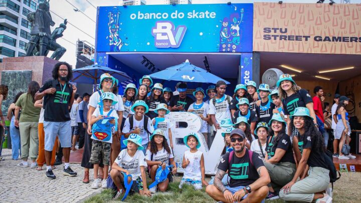 Alunos do Instituto Etiene Medeiros fazem imersão no universo do skate durante o STU Recife