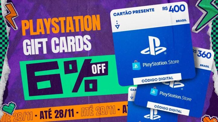 Hype Games traz descontos em cartões presentes da PlayStation Store