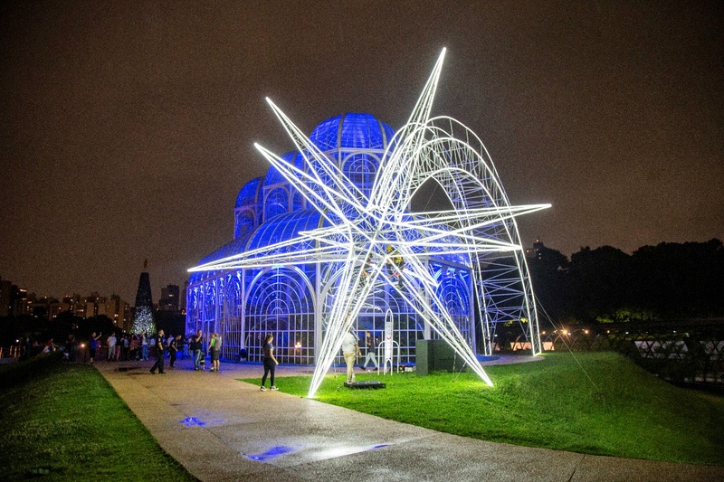 Natal de Curitiba: Estrela de Belém é uma das atrações do Jardim Botânico