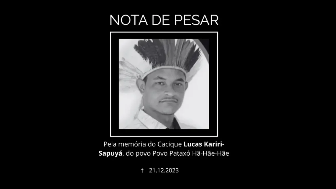 Líder pataxó hã-hã-hãe é assassinado em emboscada no sul da Bahia