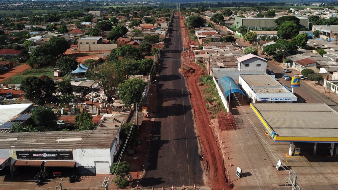 Obras do novo acesso às Moreninhas avançam e 63% dos serviços já estão executados