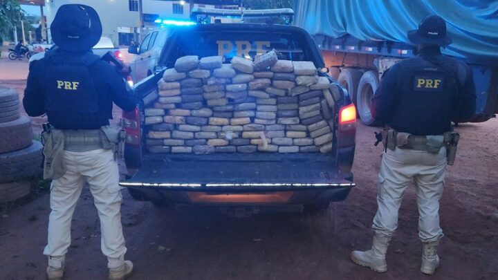PRF apreende 104 kg de skunk escondidos em pneus de caminhão, em Uruará/PA