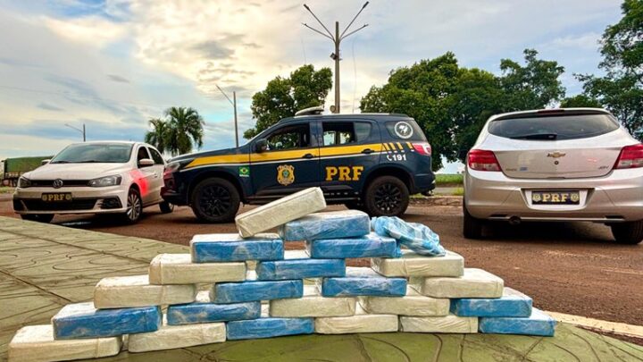 PRF apreende 23 Kg de cocaína em Paranaíba (MS)