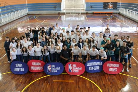 Colégio Santa Marcelina e NBA School iniciam parceria na unidade de Muriaé para promover o esporte e fortalecer a comunidade