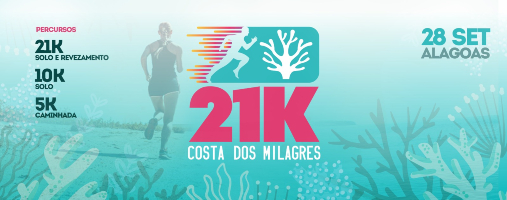 Corrida 21K Costa dos Milagres é destaque neste sábado (28) no litoral norte de Alagoas