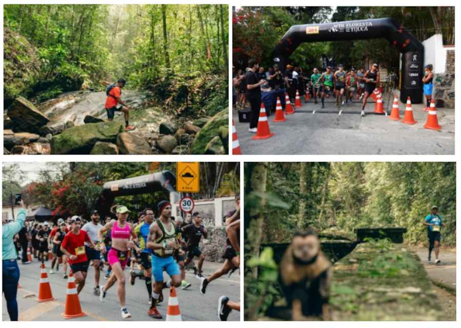 Floresta da Tijuca recebeu, neste sábado (7), mil atletas da World Trail Races