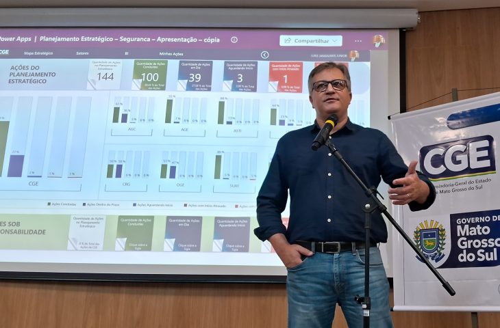 Servidores da CGE-MS participam de evento para compartilhar resultados relacionados ao planejamento estratégico