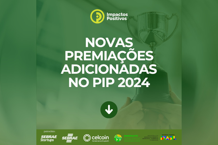 Prêmio Impactos Positivos 2024 anuncia novos prêmios e o processo criativo do troféu da premiação