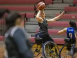 Basquete Feminio de cadeira de rodas