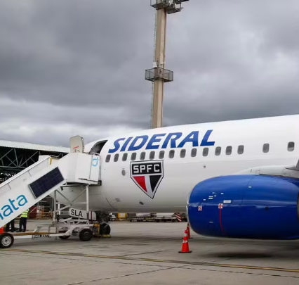 Novo avião do São Paulo chega ao Brasil e será utilizado em 2025