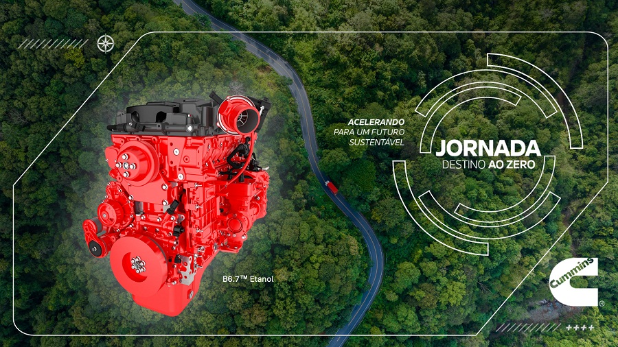 Cummins Brasil explora tecnologia de motor a etanol para o setor de transportes, alinhada à matriz energética brasileira