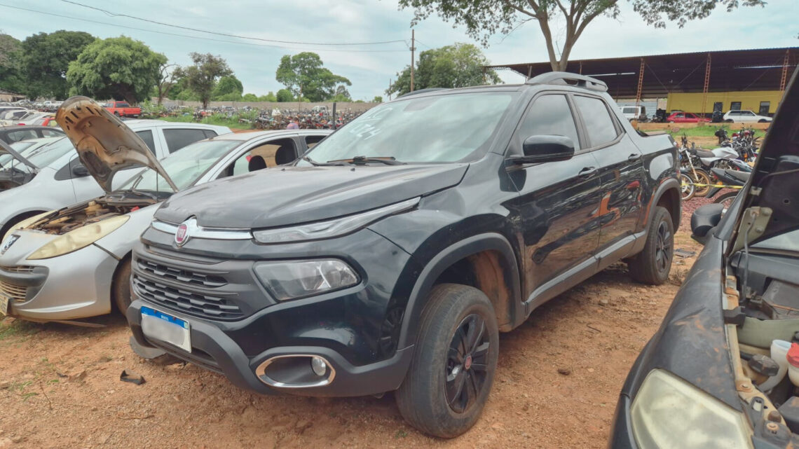 Novo leilão do Detran-MS tem Fiat Toro 2021 com lance inicial de R$ 24 mil