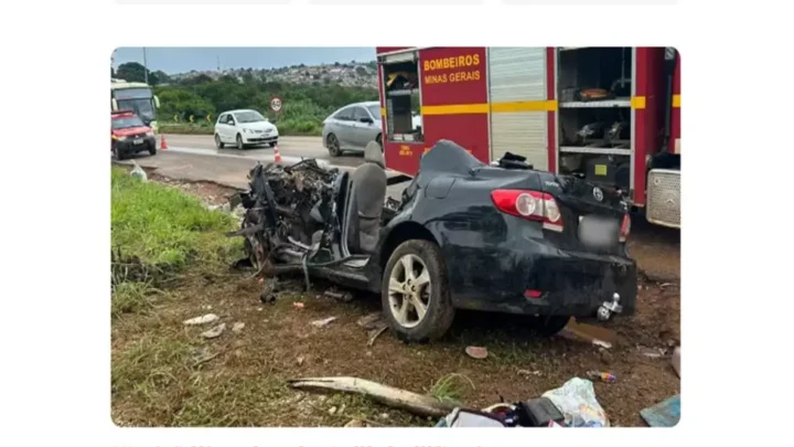 BRASIL: Quatro pessoas da mesma família morrem em acidente entre carro e carreta neste sábado