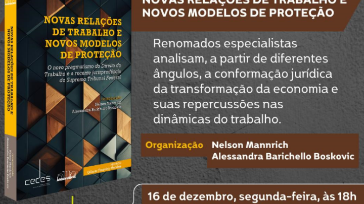 Livro discute novas relações de trabalho  