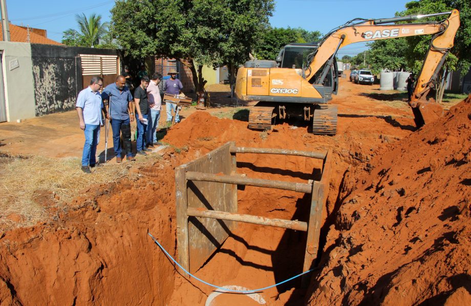 Prefeito Cassiano Maia realiza visita a obras em andamento em Três Lagoas