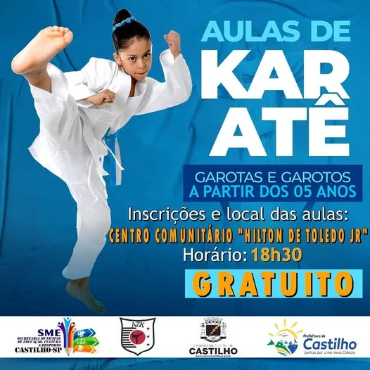 Aula de Karatê em Castilho SP: 5 motivos para não perder as aulas gratuitas aprovadas por Paulo Boaventura 1 aula de karatê em Castilho SP, karatê em Castilho, karatê gratuito Castilho, aulas esportivas Castilho SP, Paulo Boaventura karatê, castilho esporte gratuito, karate para crianças Castilho, projeto esportivo Castilho, aulas no bairro Leão I, esporte em Castilho SP,
